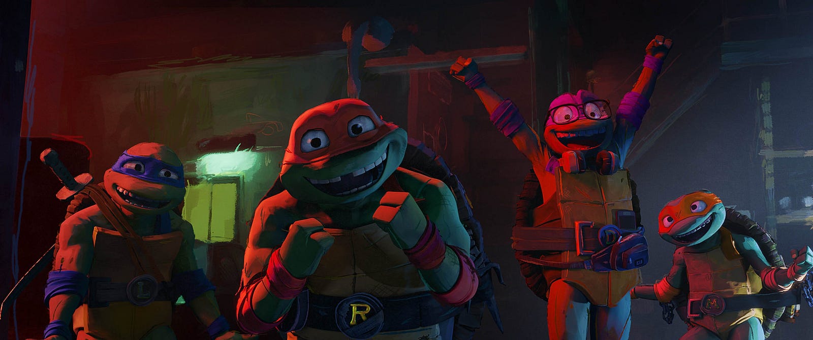 Com “As Tartarugas Ninja: Caos Mutante”, Jeff Rowe entende a essência dos personagens e torna eles legais novamente